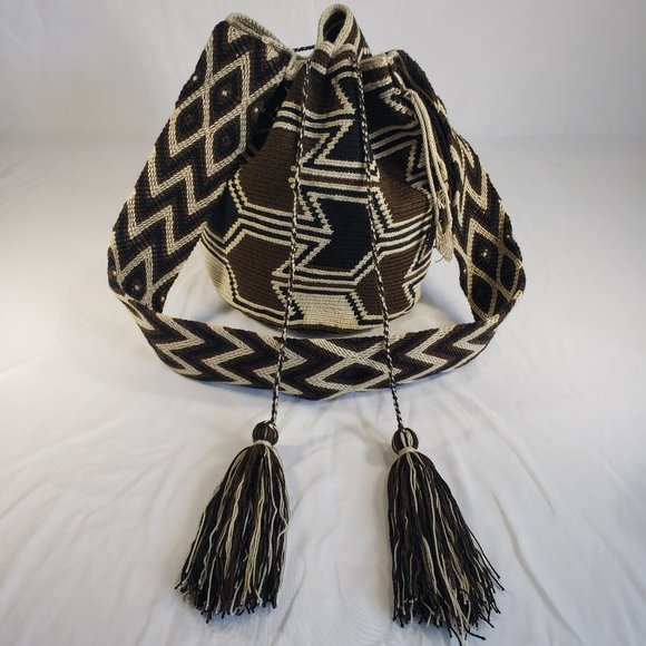Handbags - Handmade Bag. Authentic Colombian Mochila Wayuu. Multicolor. Unique. Roomy. NWOT
